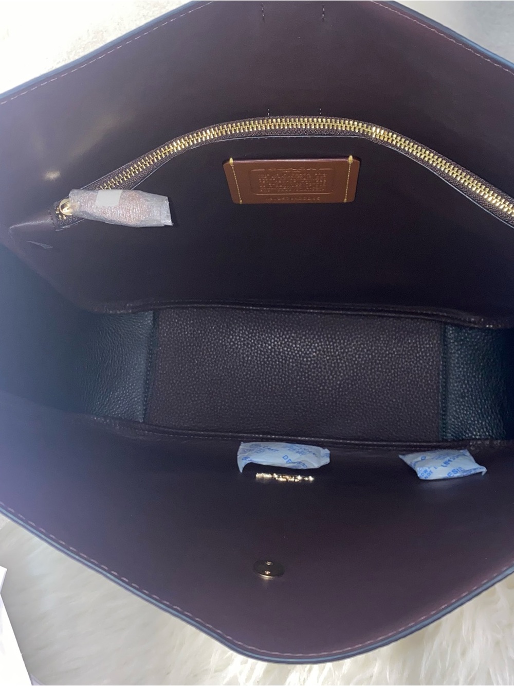 Coach Leather Purse Hadley Large Shoulder Bag New with tags - Picture 9 of 13